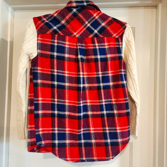 FOREVER21 Button-Up Plaid Sweater Jacket - Picture 2 of 3